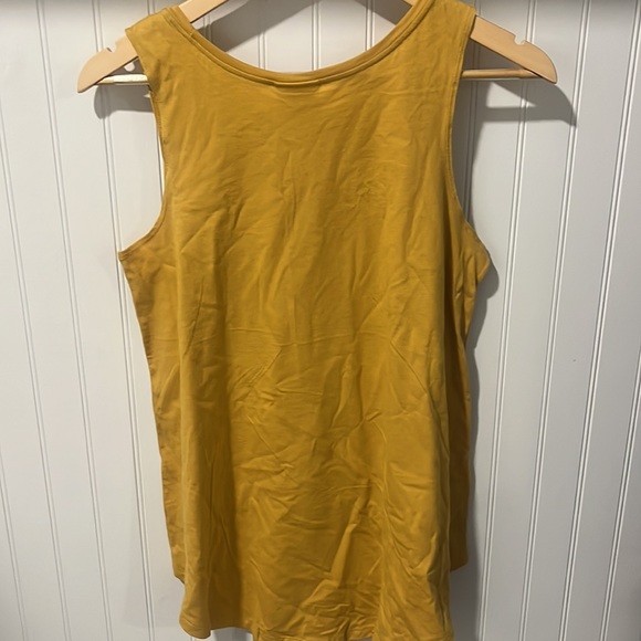 Simply Southern Women's Lake Life Graphic Tank Top Mustard NWT Sz MEDIUM - Picture 5 of 5